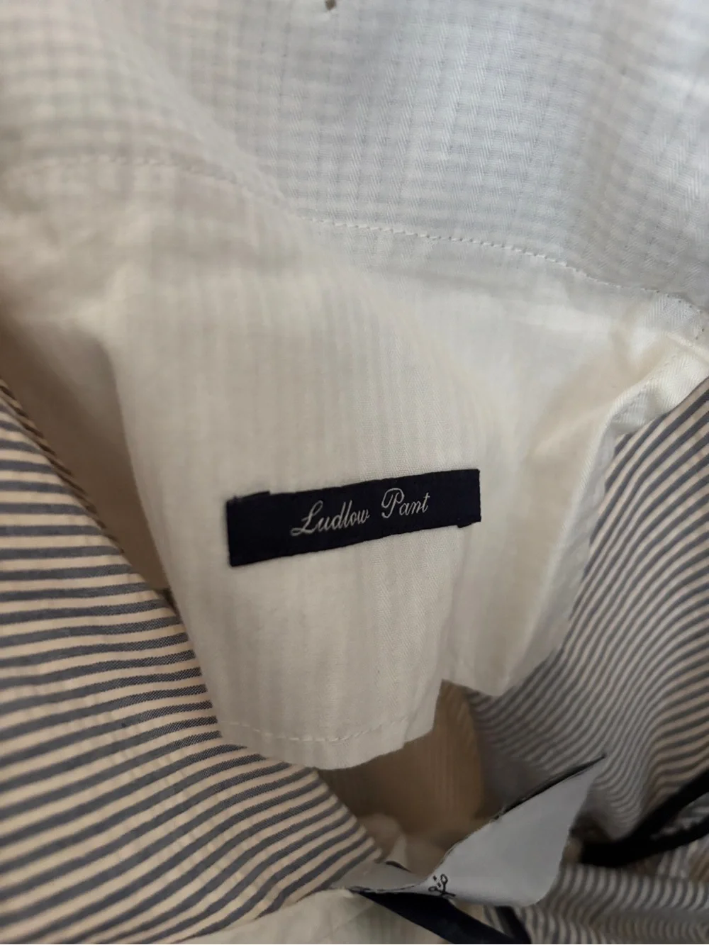 Men’s J Crew Ludlow Seersucker Pant